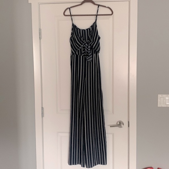 lavender field Pants - Black and White Jumpsuit